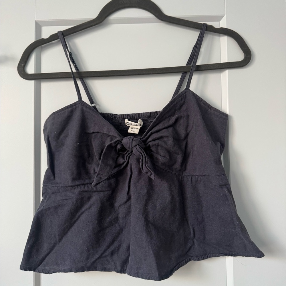 Billabong Navy Tie-Front Camisole